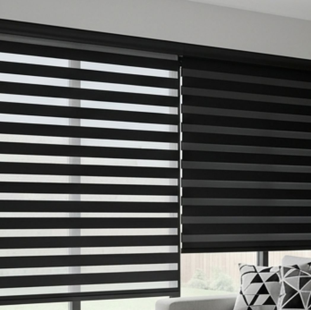 Smart Blackout Zebra Blind