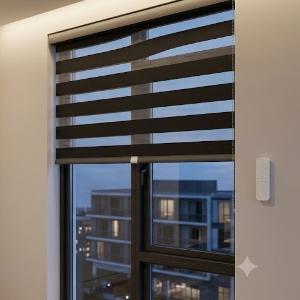 Smart Blackout Zebra Blind - Image 2